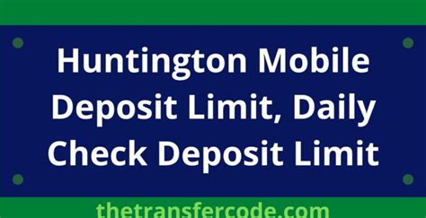 Huntington atm check deposit limit. Things To Know About Huntington atm check deposit limit. 